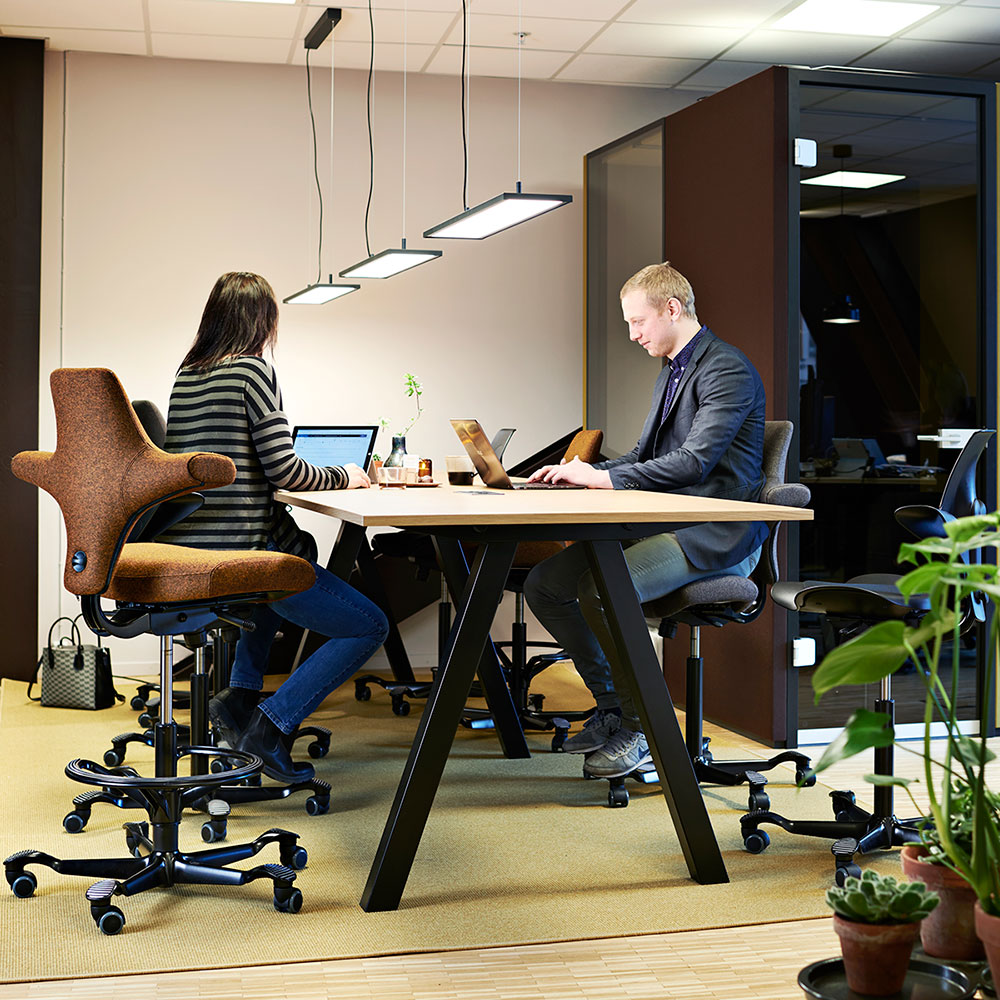 HÅG Capisco in Pop In Works co-working space in Stockholm, Sweden.